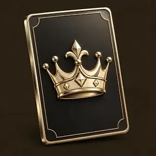 Crowned casino card — Kingmaker Casino