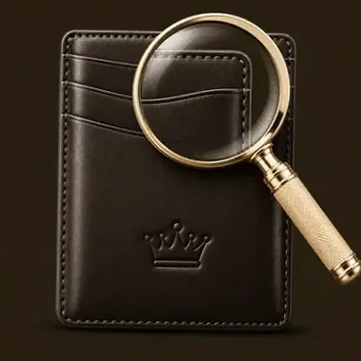 Wallet and magnifier — Kingmaker Casino