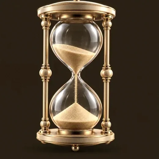 Ornate hourglass — Kingmaker Casino