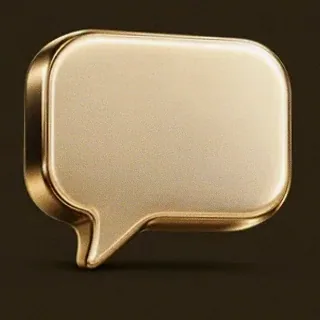 Gold speech bubble — Kingmaker Casino